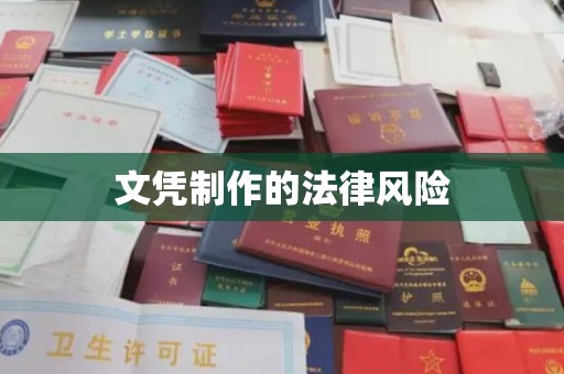 南明文凭制作的法律风险