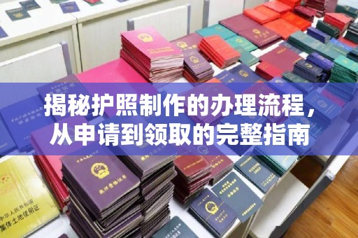 南明揭秘护照制作的办理流程，从申请到领取的完整指南