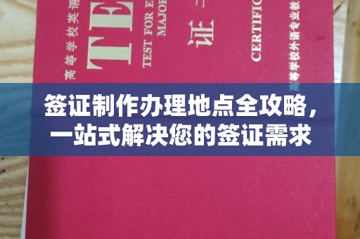 南明签证制作办理地点全攻略，一站式解决您的签证需求