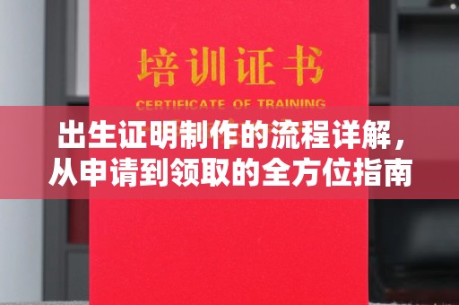 南明出生证明制作的流程详解，从申请到领取的全方位指南